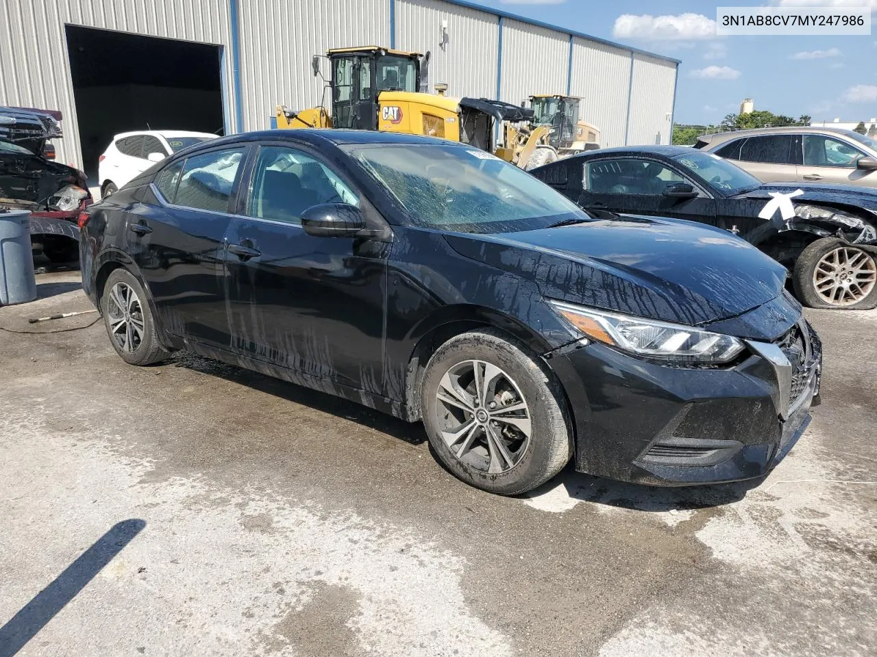 3N1AB8CV7MY247986 2021 Nissan Sentra Sv