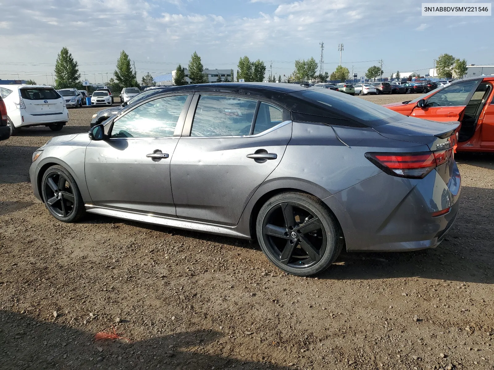 2021 Nissan Sentra Sr VIN: 3N1AB8DV5MY221546 Lot: 67914214