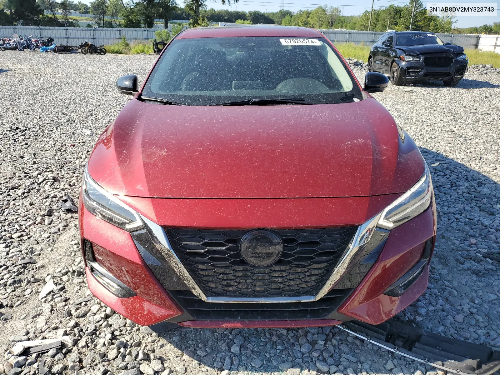 2021 Nissan Sentra Sr VIN: 3N1AB8DV2MY323743 Lot: 67926574