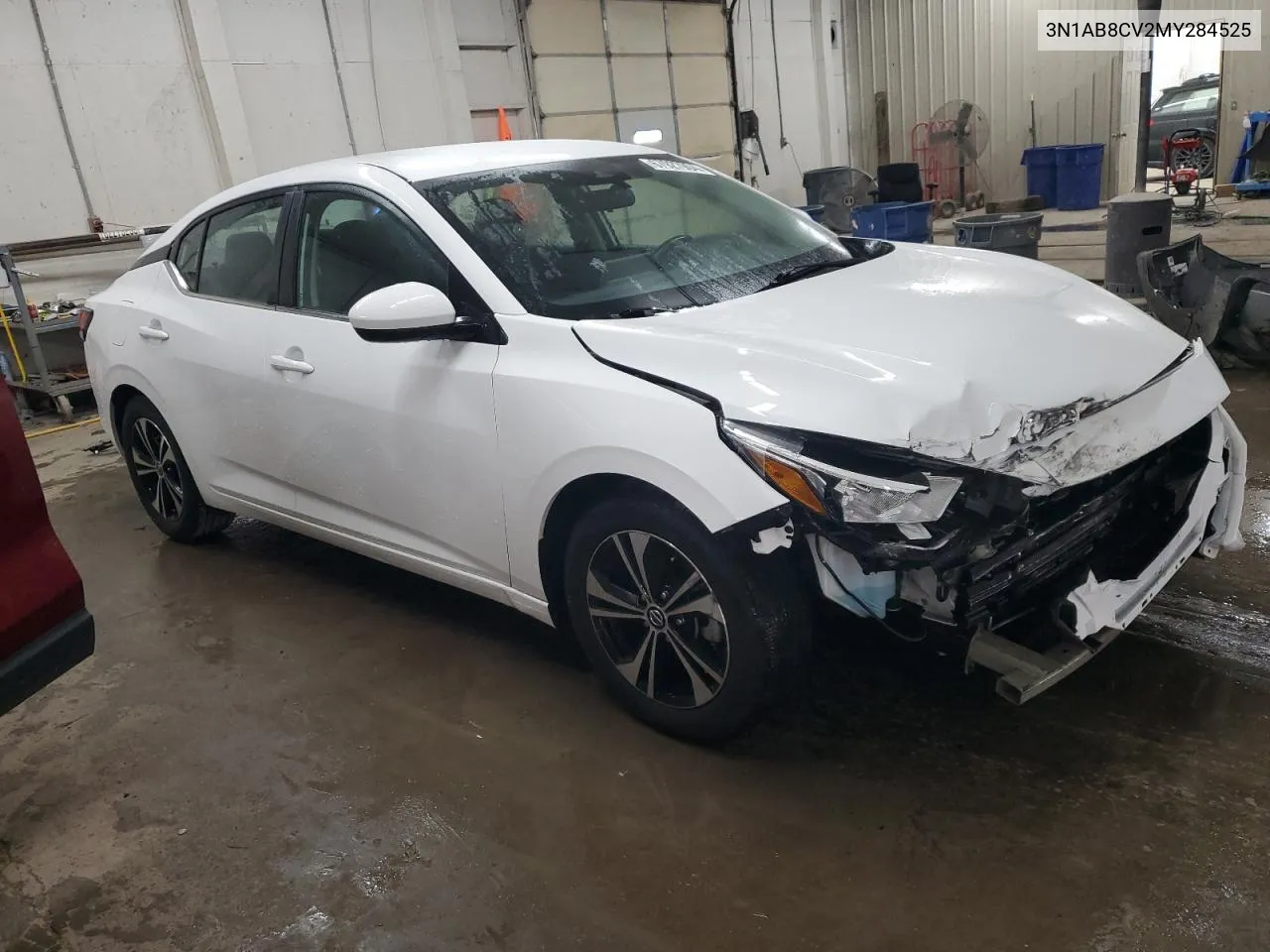 2021 Nissan Sentra Sv VIN: 3N1AB8CV2MY284525 Lot: 67927904