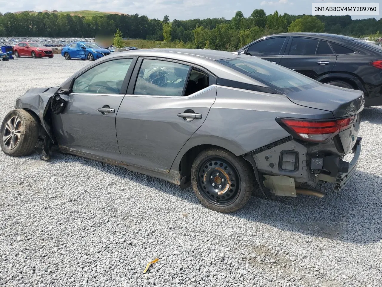 2021 Nissan Sentra Sv VIN: 3N1AB8CV4MY289760 Lot: 67952644