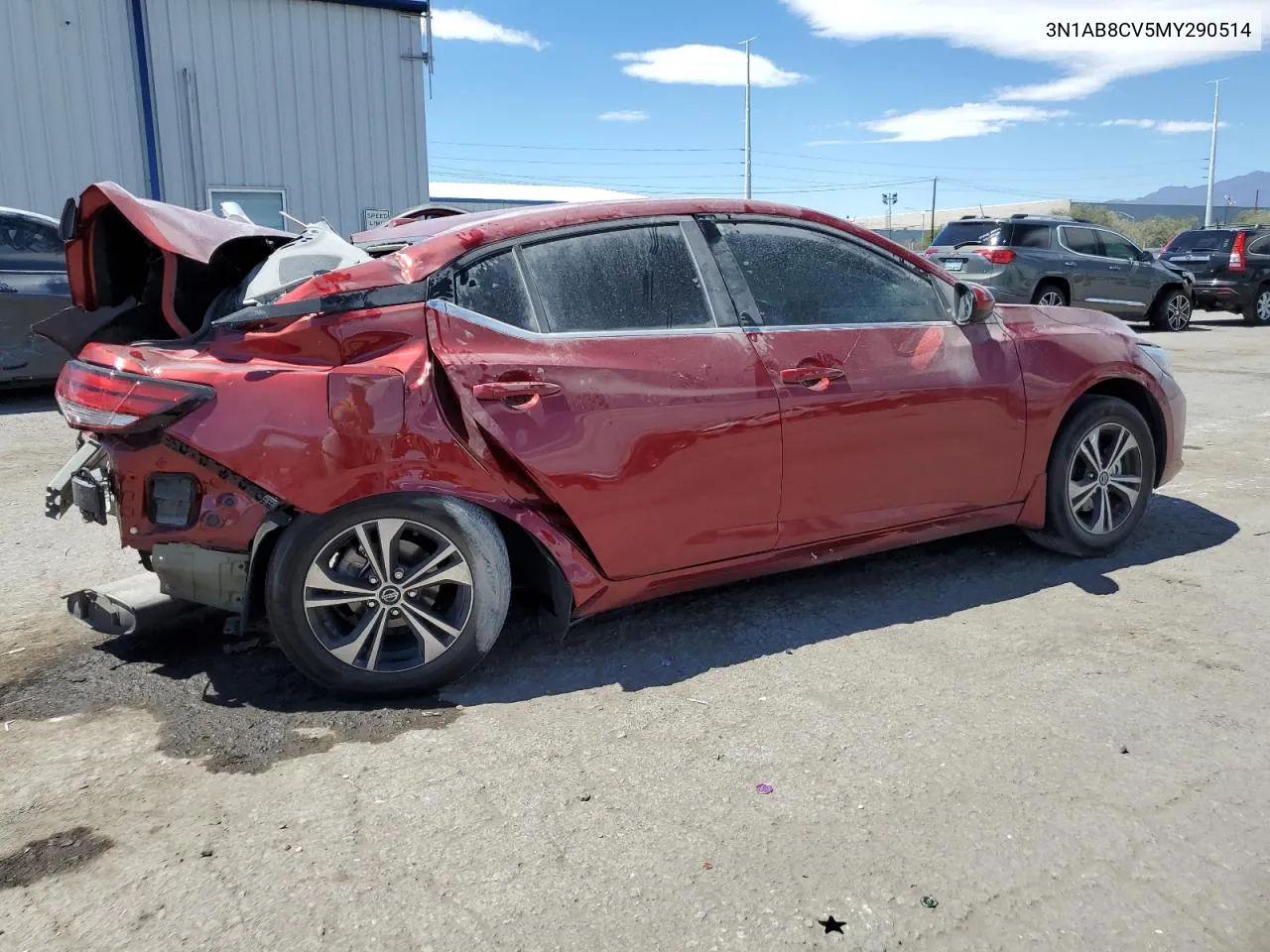 2021 Nissan Sentra Sv VIN: 3N1AB8CV5MY290514 Lot: 68287744