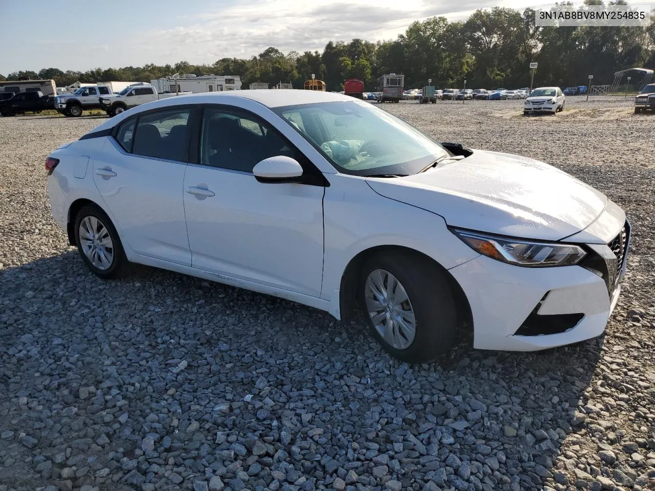 2021 Nissan Sentra S VIN: 3N1AB8BV8MY254835 Lot: 68289734