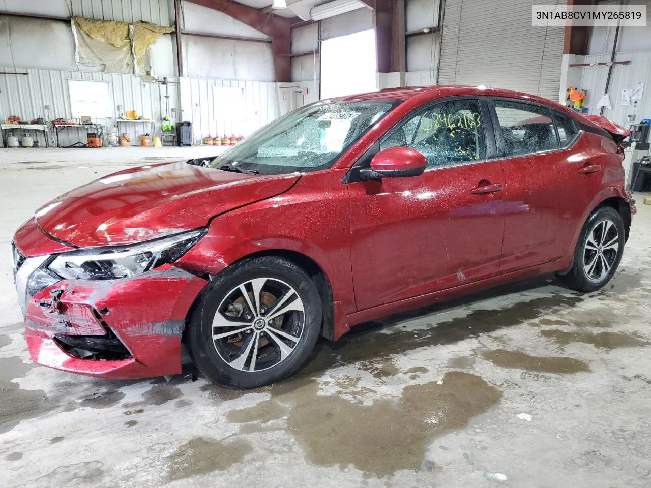 2021 Nissan Sentra Sv VIN: 3N1AB8CV1MY265819 Lot: 68462163