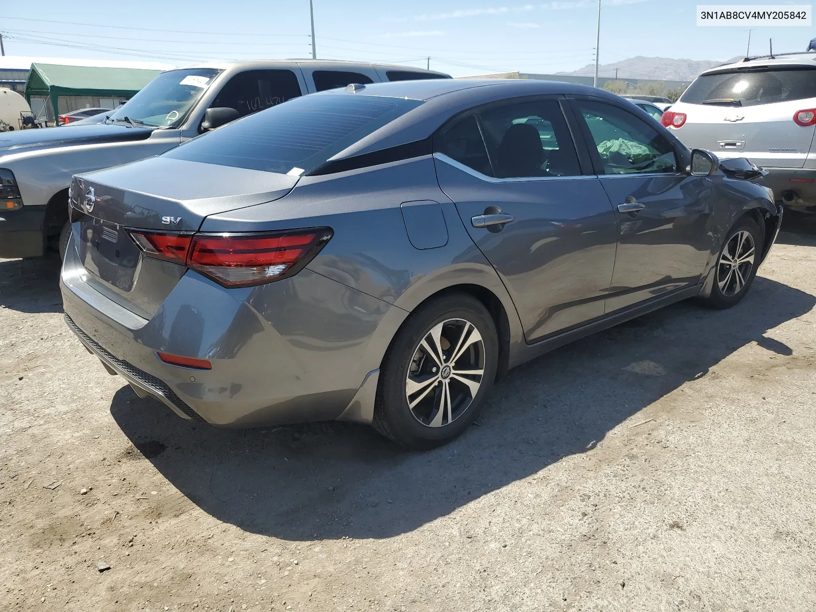 2021 Nissan Sentra Sv VIN: 3N1AB8CV4MY205842 Lot: 68492344