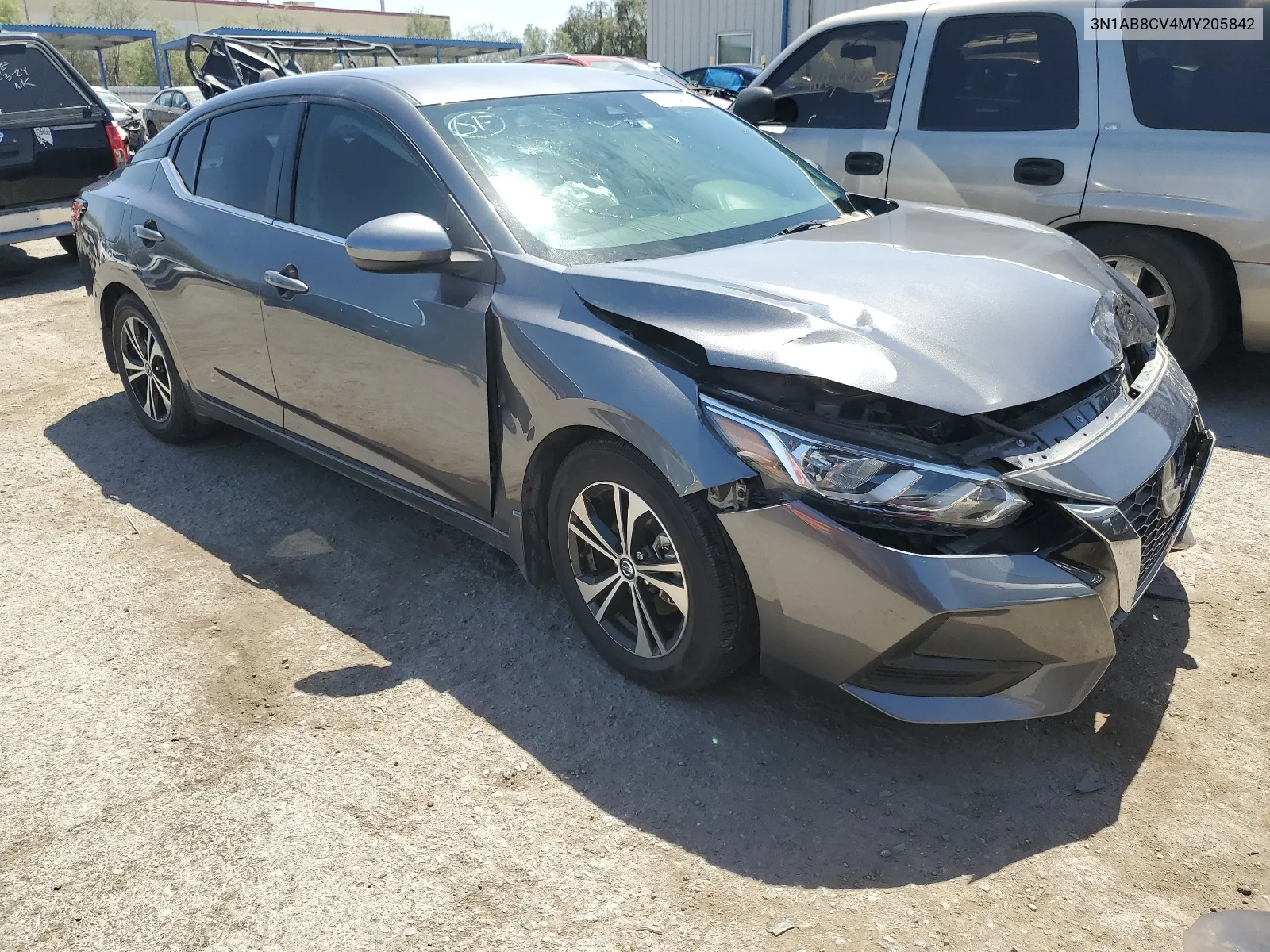 2021 Nissan Sentra Sv VIN: 3N1AB8CV4MY205842 Lot: 68492344