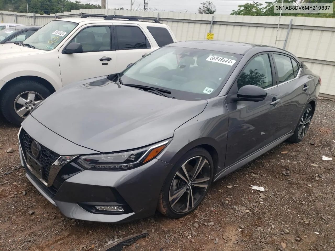 2021 Nissan Sentra Sr VIN: 3N1AB8DV6MY219837 Lot: 68546644