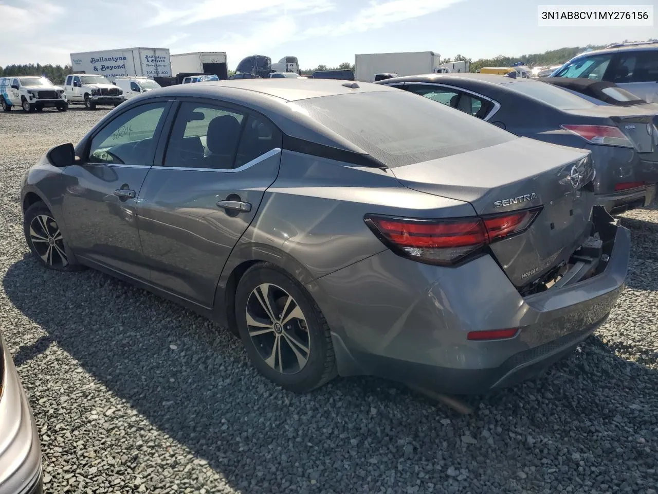 2021 Nissan Sentra Sv VIN: 3N1AB8CV1MY276156 Lot: 68685954