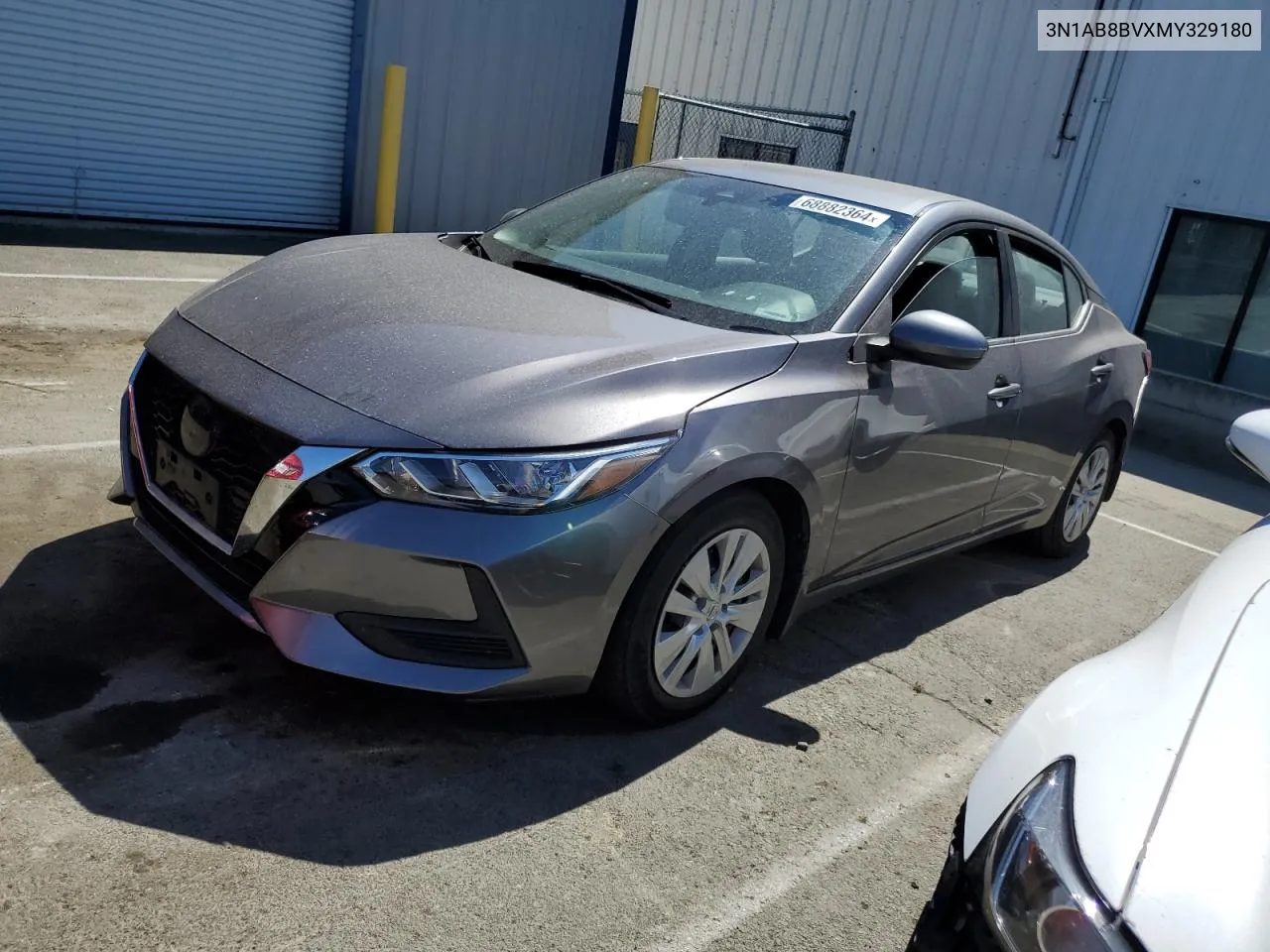 2021 Nissan Sentra S VIN: 3N1AB8BVXMY329180 Lot: 68882364