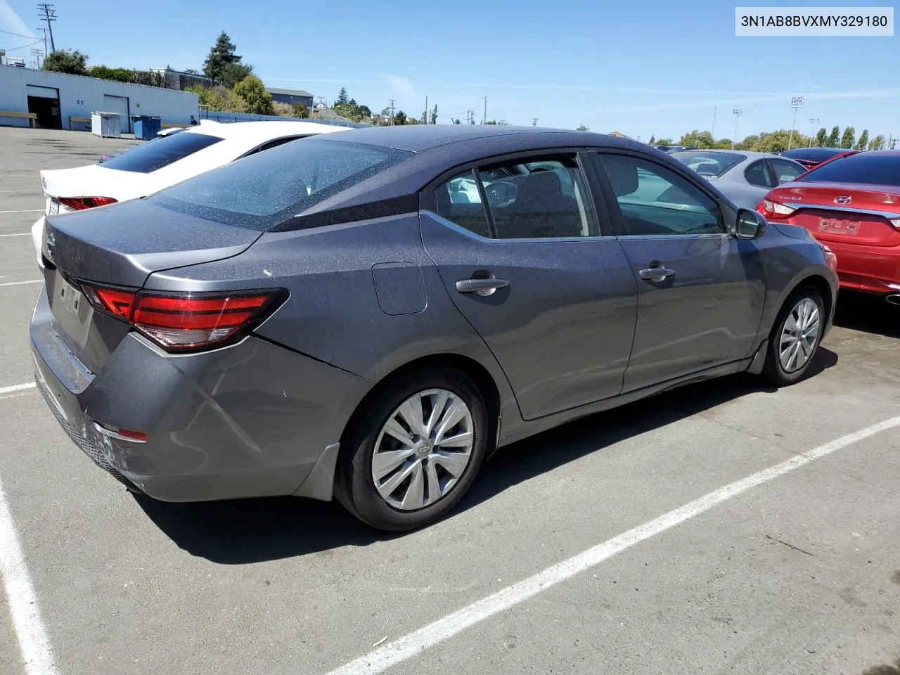 2021 Nissan Sentra S VIN: 3N1AB8BVXMY329180 Lot: 68882364