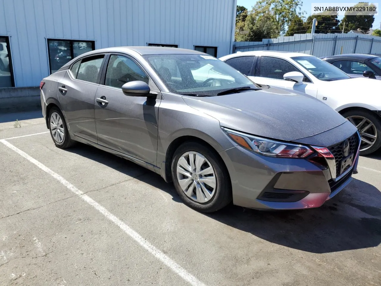 2021 Nissan Sentra S VIN: 3N1AB8BVXMY329180 Lot: 68882364