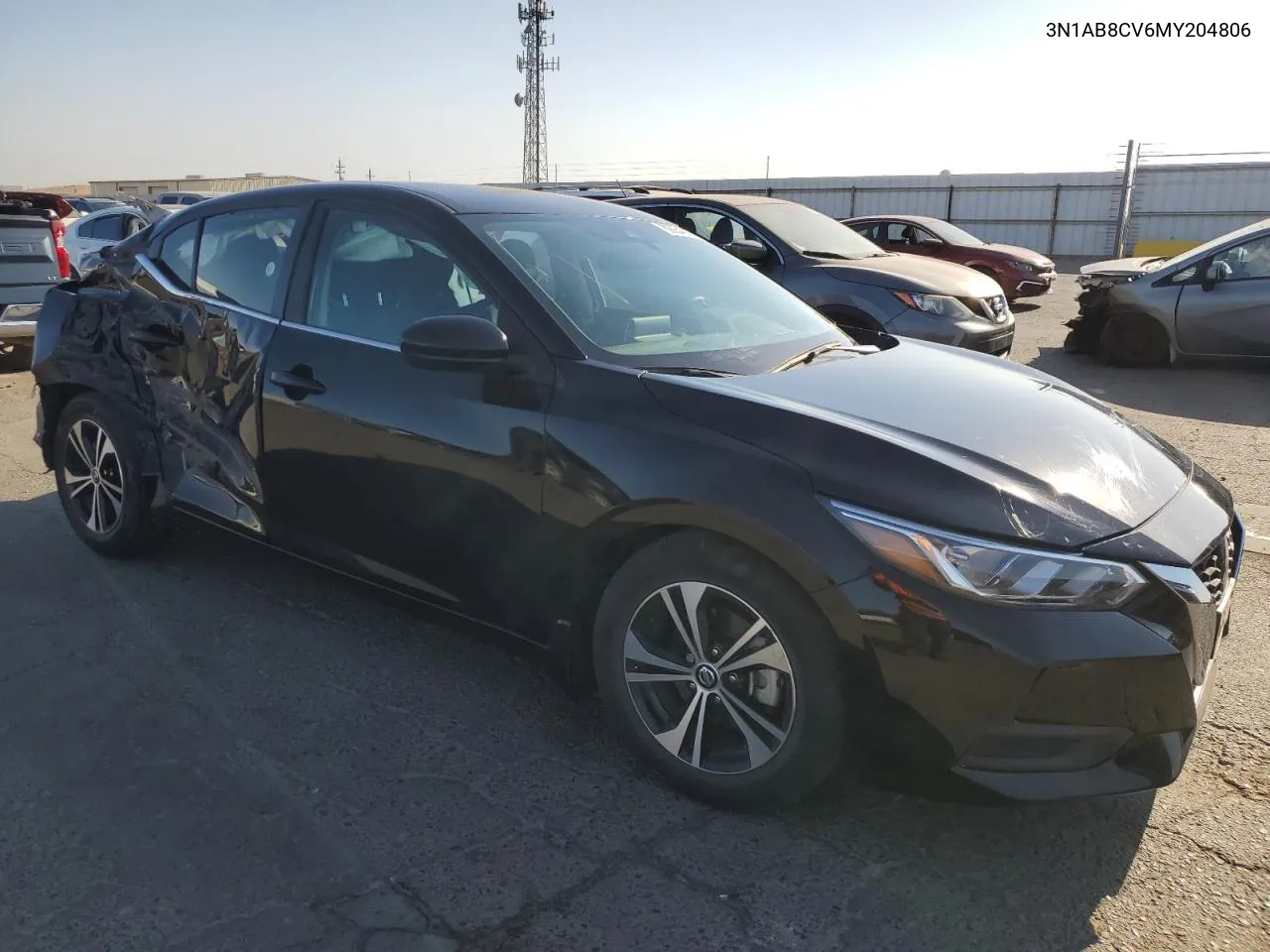 2021 Nissan Sentra Sv VIN: 3N1AB8CV6MY204806 Lot: 69054864