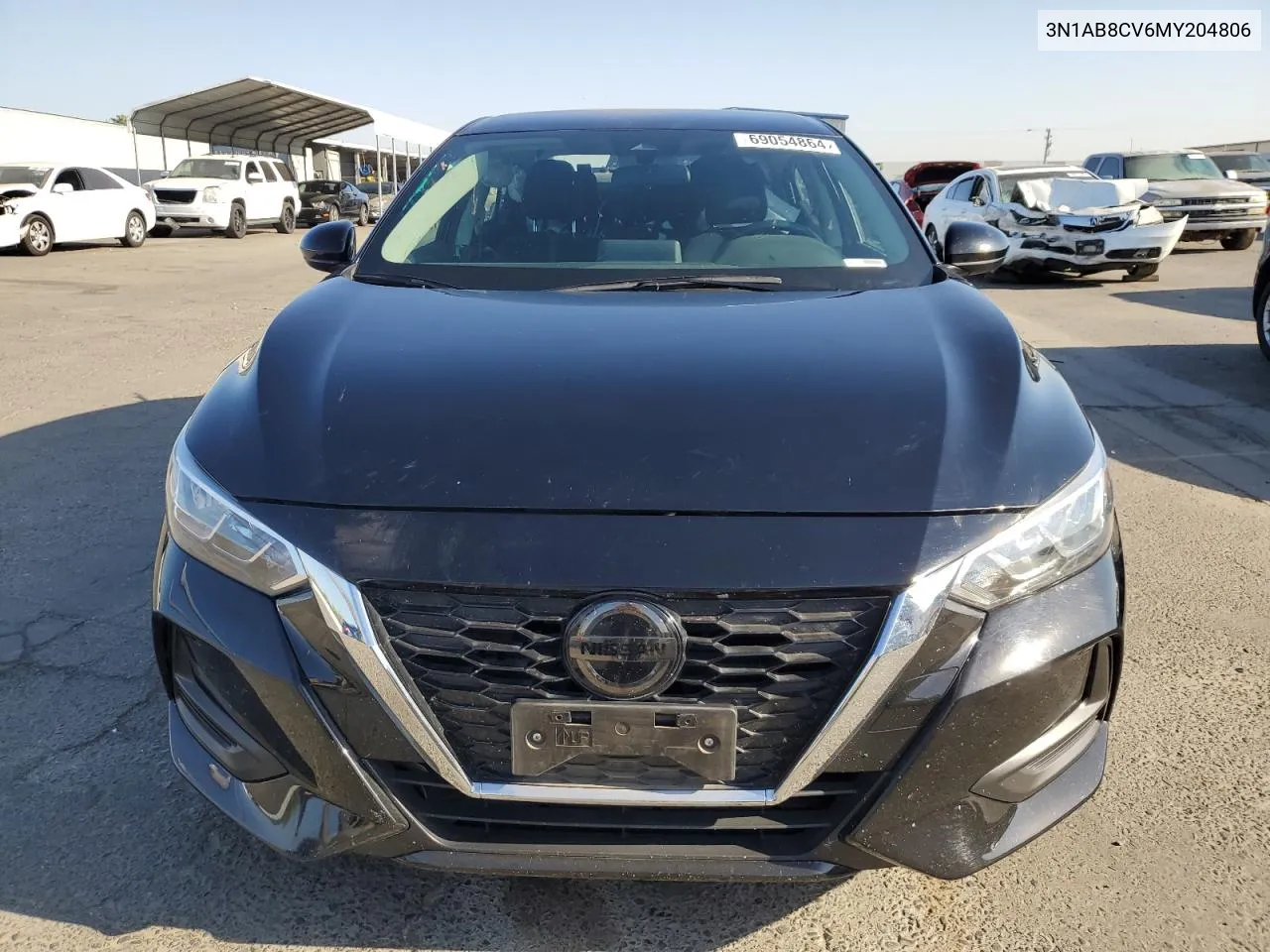 2021 Nissan Sentra Sv VIN: 3N1AB8CV6MY204806 Lot: 69054864