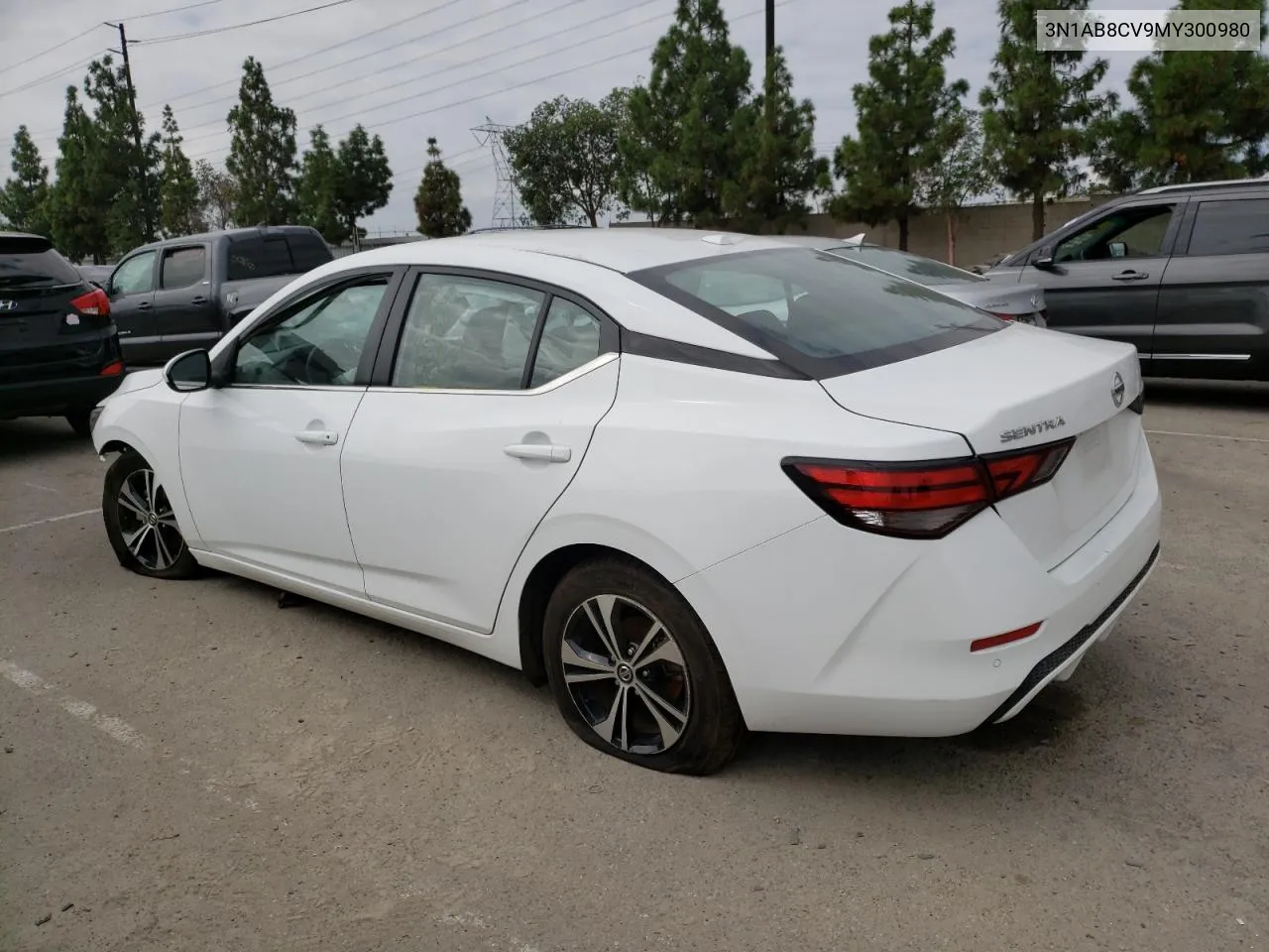 2021 Nissan Sentra Sv VIN: 3N1AB8CV9MY300980 Lot: 69070003