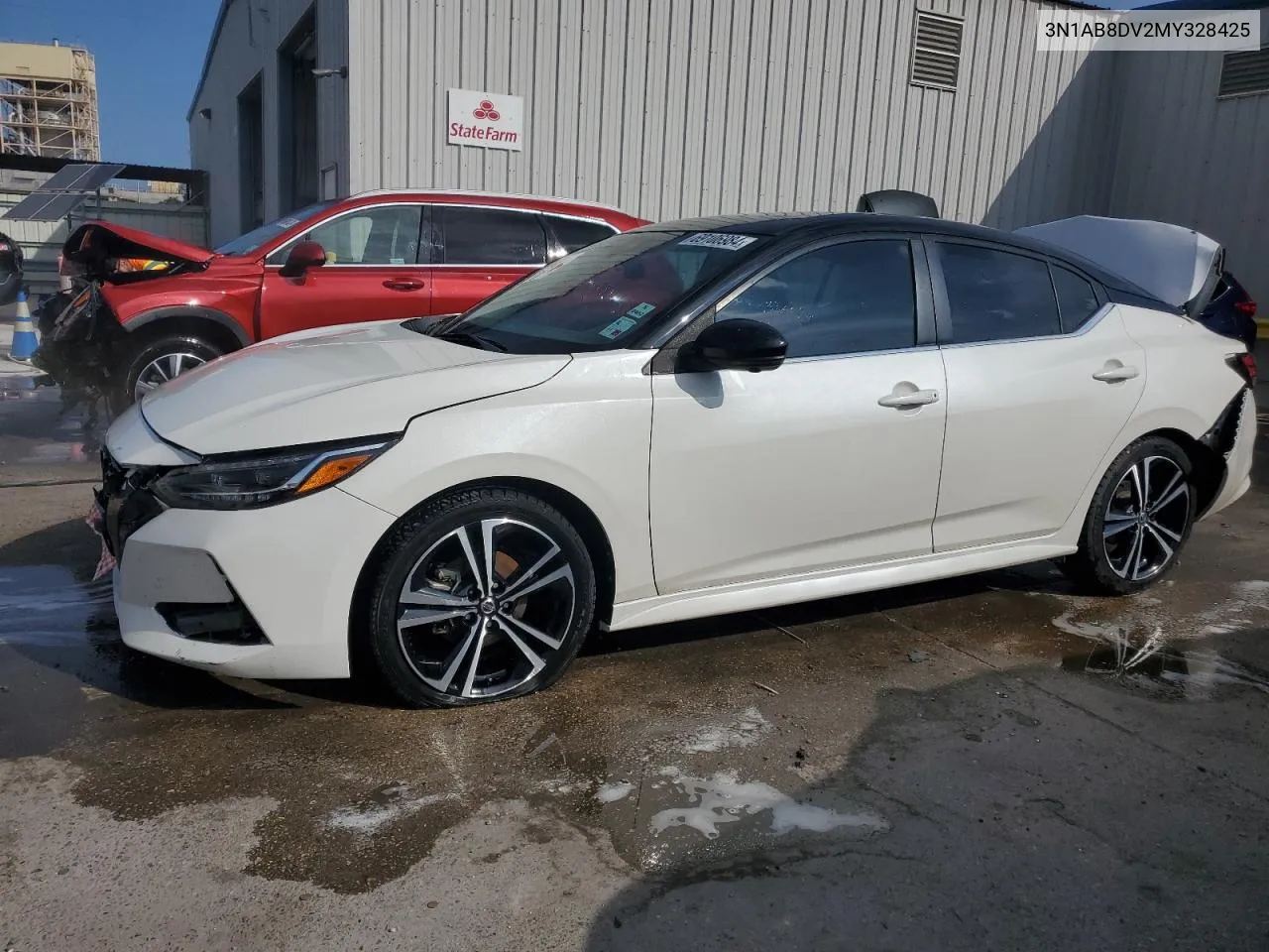 2021 Nissan Sentra Sr VIN: 3N1AB8DV2MY328425 Lot: 69106984