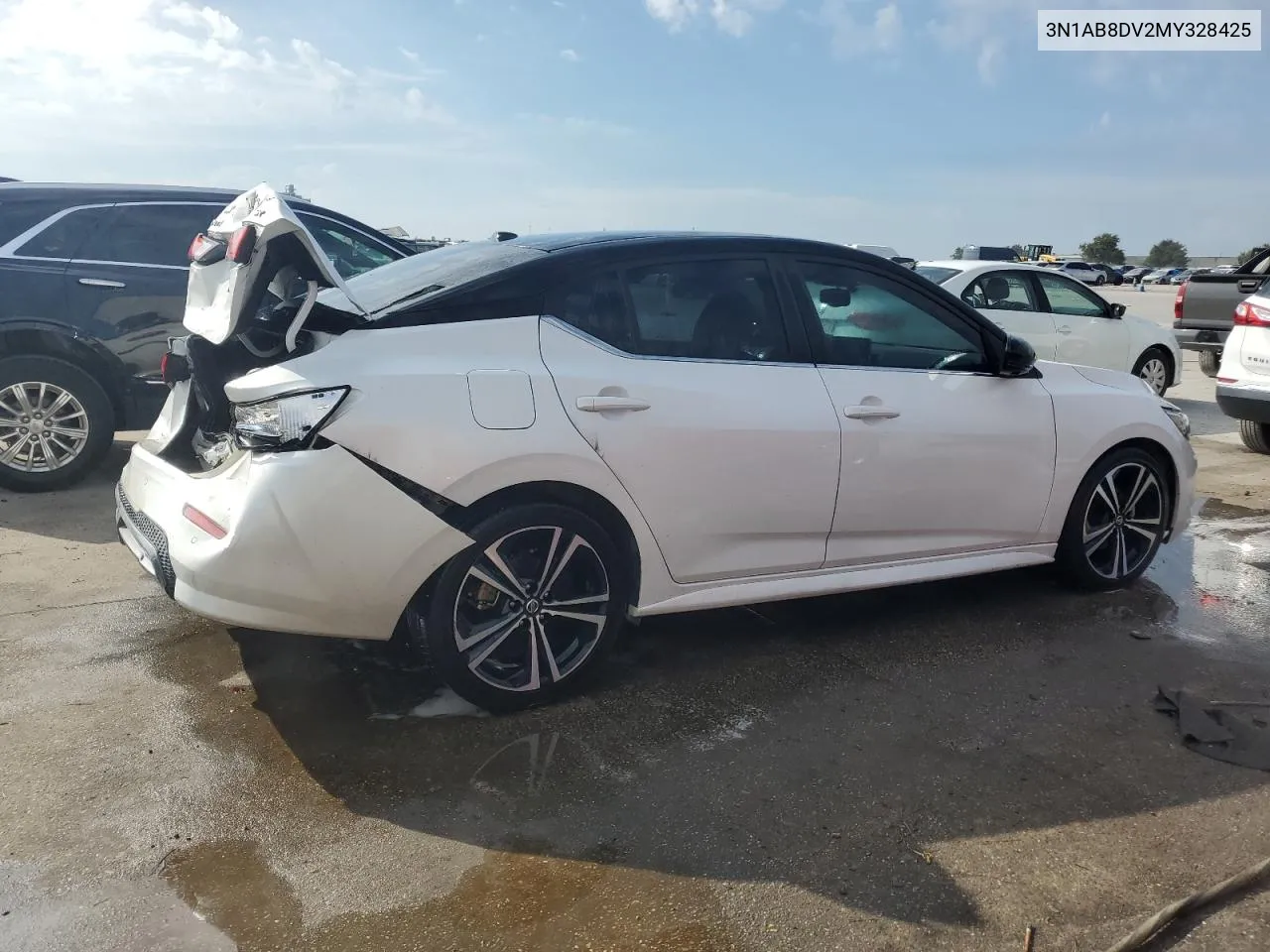 2021 Nissan Sentra Sr VIN: 3N1AB8DV2MY328425 Lot: 69106984