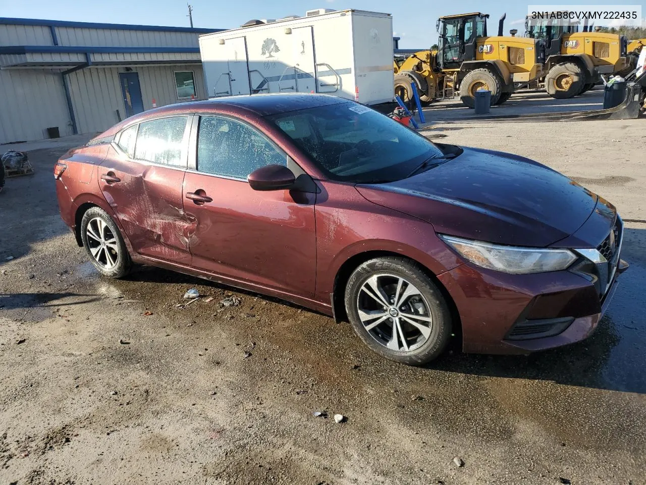 2021 Nissan Sentra Sv VIN: 3N1AB8CVXMY222435 Lot: 69137204