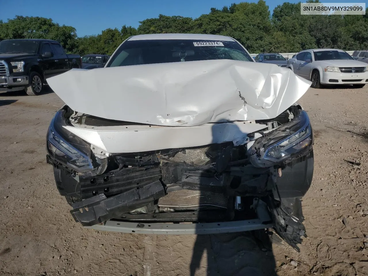 2021 Nissan Sentra Sr VIN: 3N1AB8DV9MY329099 Lot: 69223374