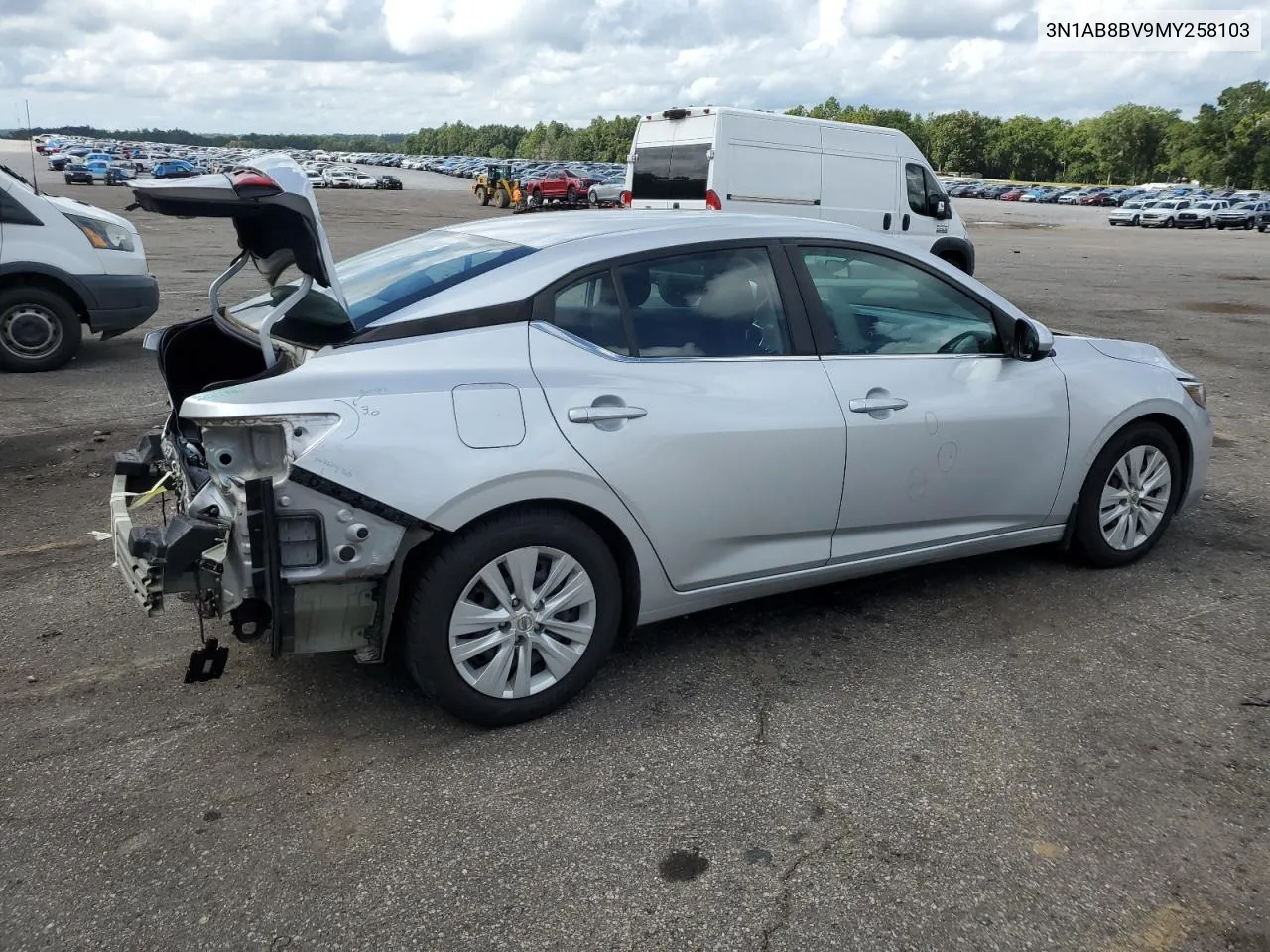 2021 Nissan Sentra S VIN: 3N1AB8BV9MY258103 Lot: 69335484