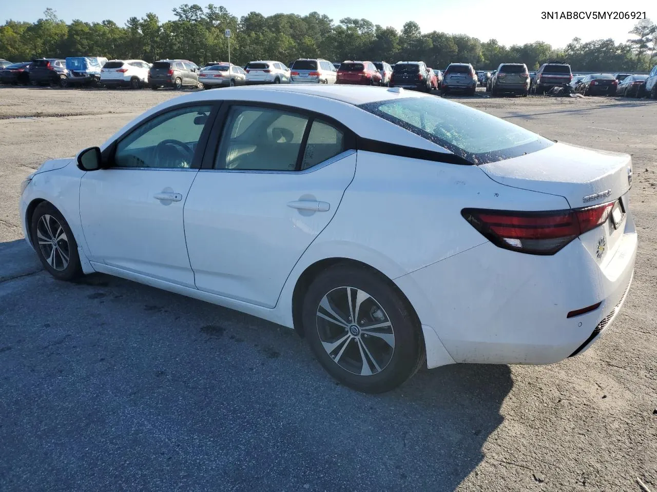 2021 Nissan Sentra Sv VIN: 3N1AB8CV5MY206921 Lot: 69381554