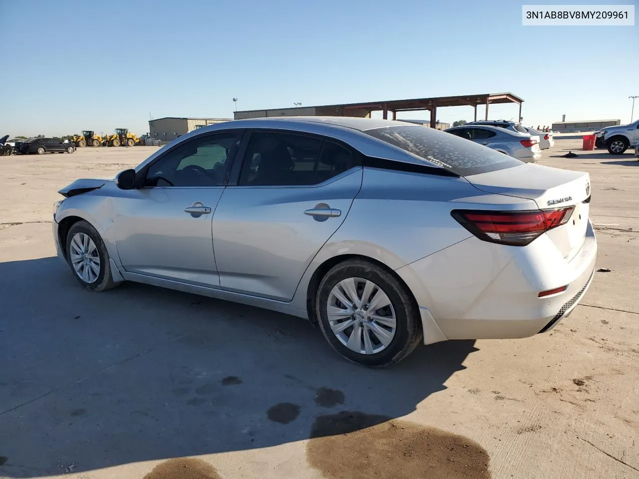 2021 Nissan Sentra S VIN: 3N1AB8BV8MY209961 Lot: 69521584