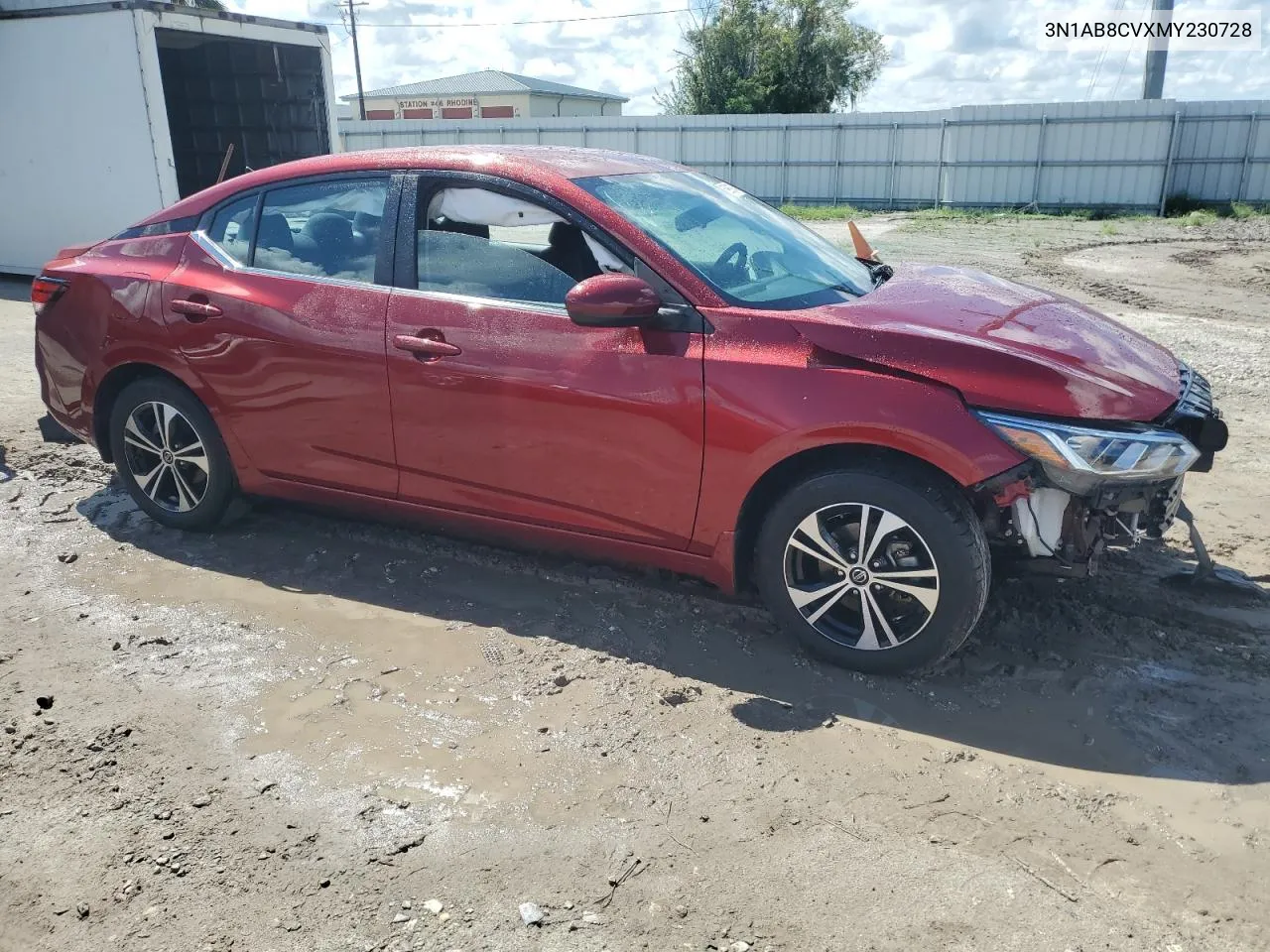 2021 Nissan Sentra Sv VIN: 3N1AB8CVXMY230728 Lot: 69819384