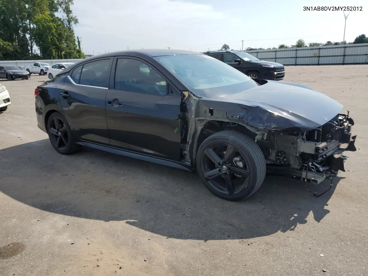 2021 Nissan Sentra Sr VIN: 3N1AB8DV2MY252012 Lot: 69823754