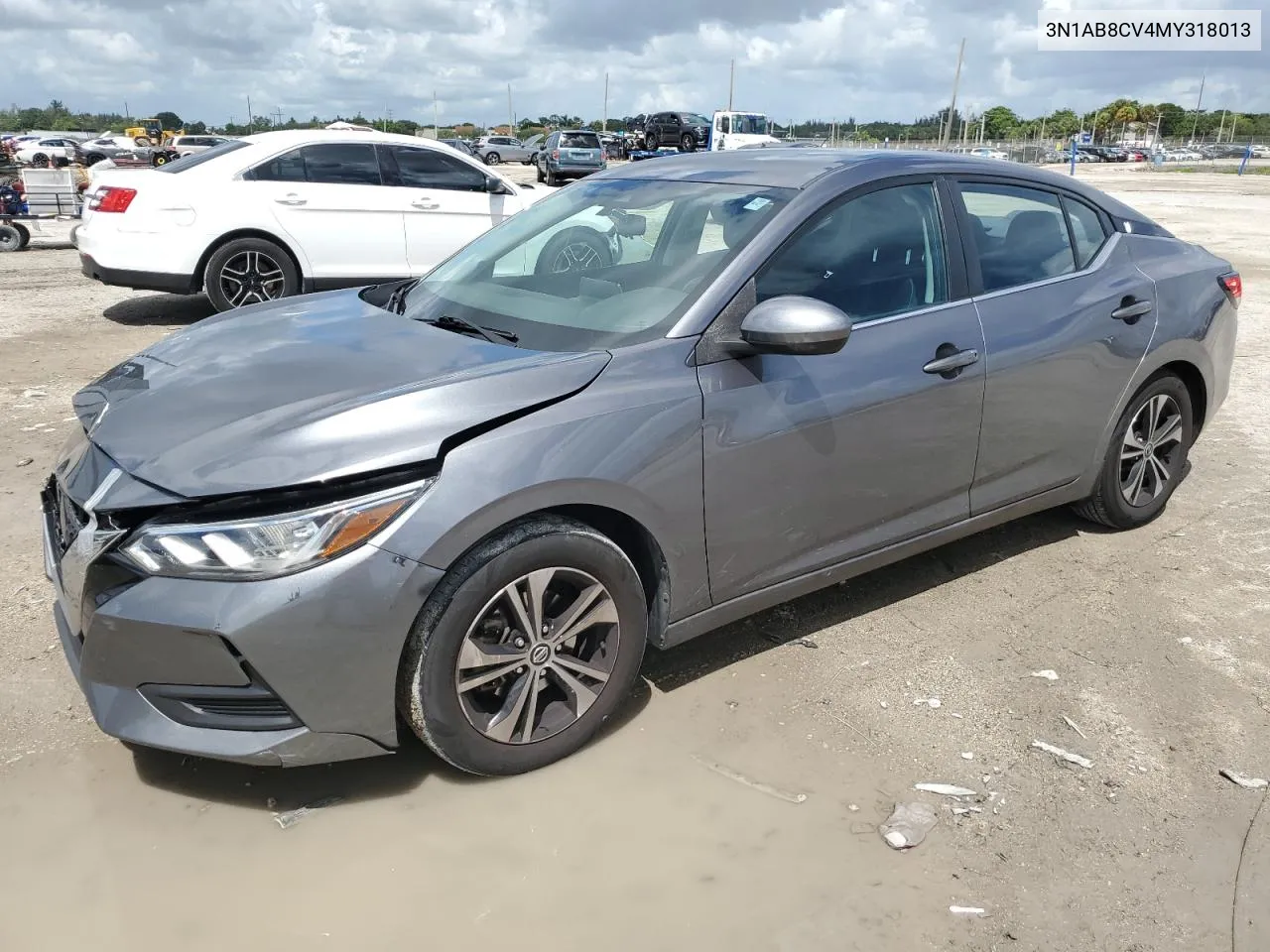 2021 Nissan Sentra Sv VIN: 3N1AB8CV4MY318013 Lot: 69845144