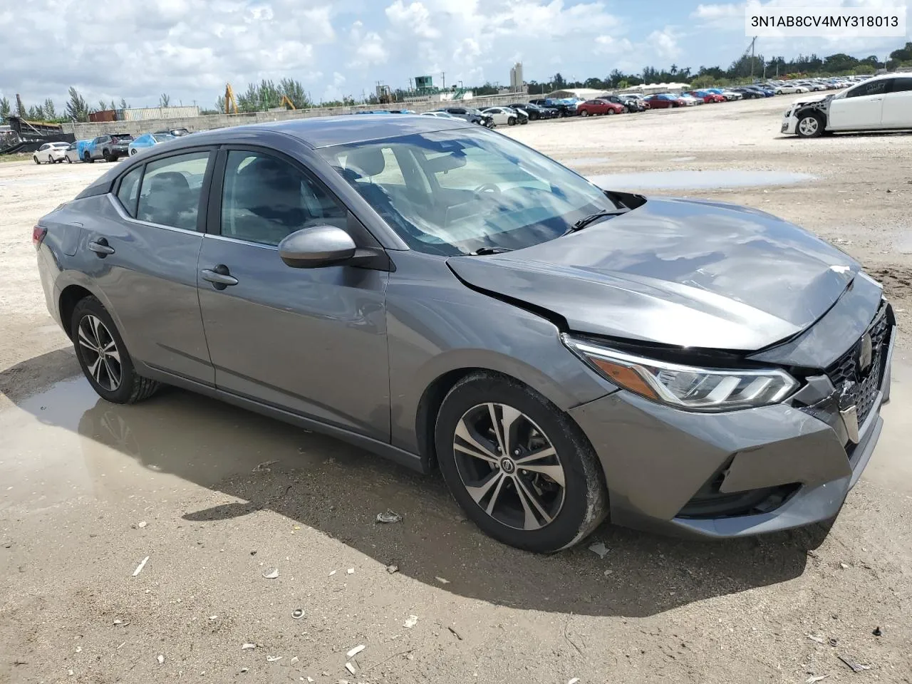 2021 Nissan Sentra Sv VIN: 3N1AB8CV4MY318013 Lot: 69845144