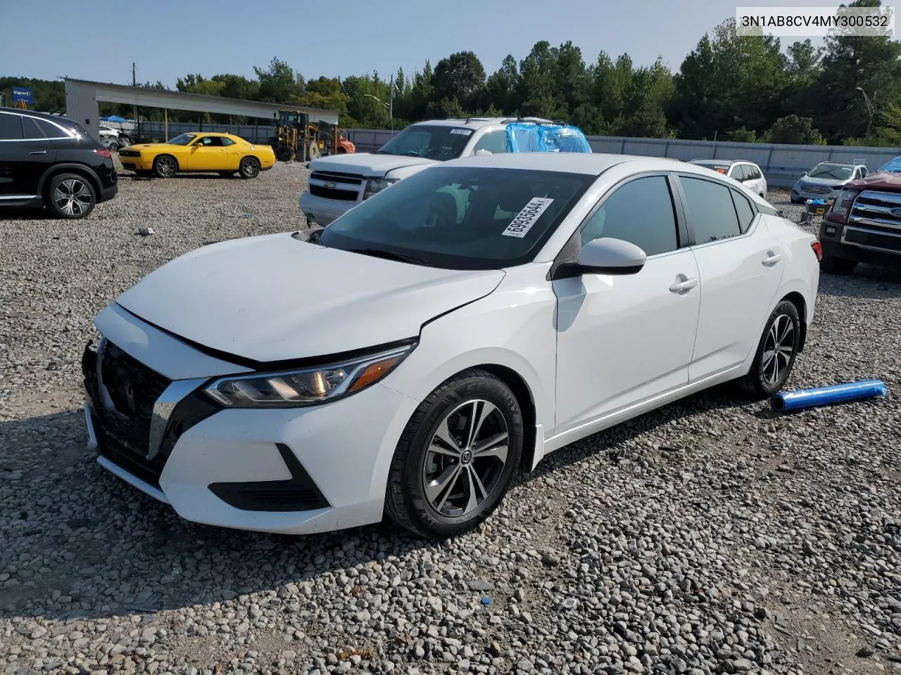 2021 Nissan Sentra Sv VIN: 3N1AB8CV4MY300532 Lot: 69935644