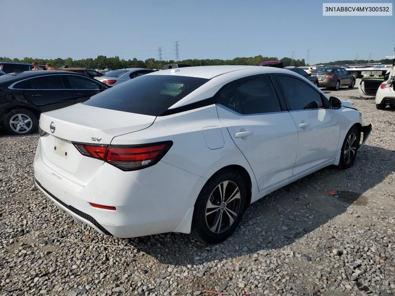 2021 Nissan Sentra Sv VIN: 3N1AB8CV4MY300532 Lot: 69935644