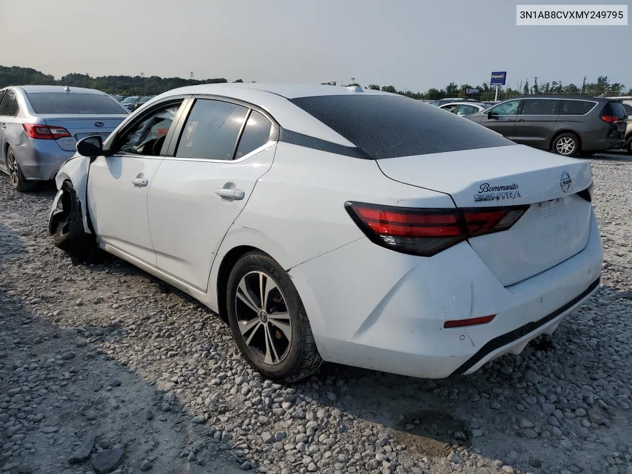 2021 Nissan Sentra Sv VIN: 3N1AB8CVXMY249795 Lot: 70141434