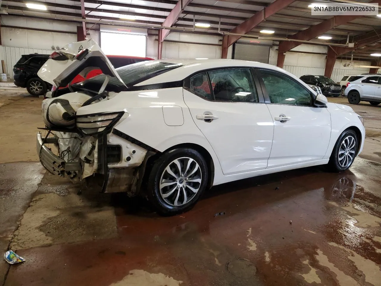 2021 Nissan Sentra S VIN: 3N1AB8BV6MY226533 Lot: 70184884