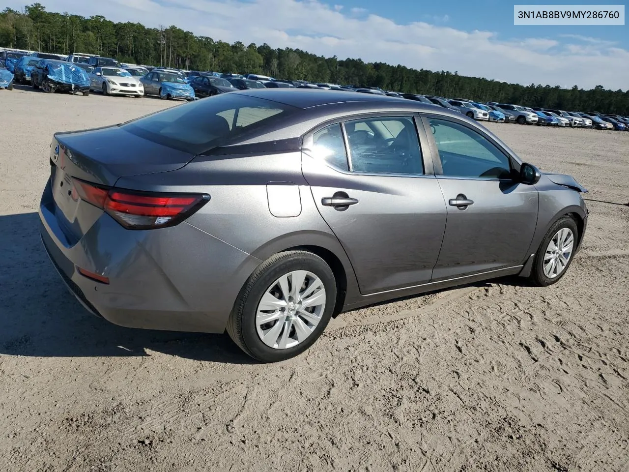 2021 Nissan Sentra S VIN: 3N1AB8BV9MY286760 Lot: 70218714