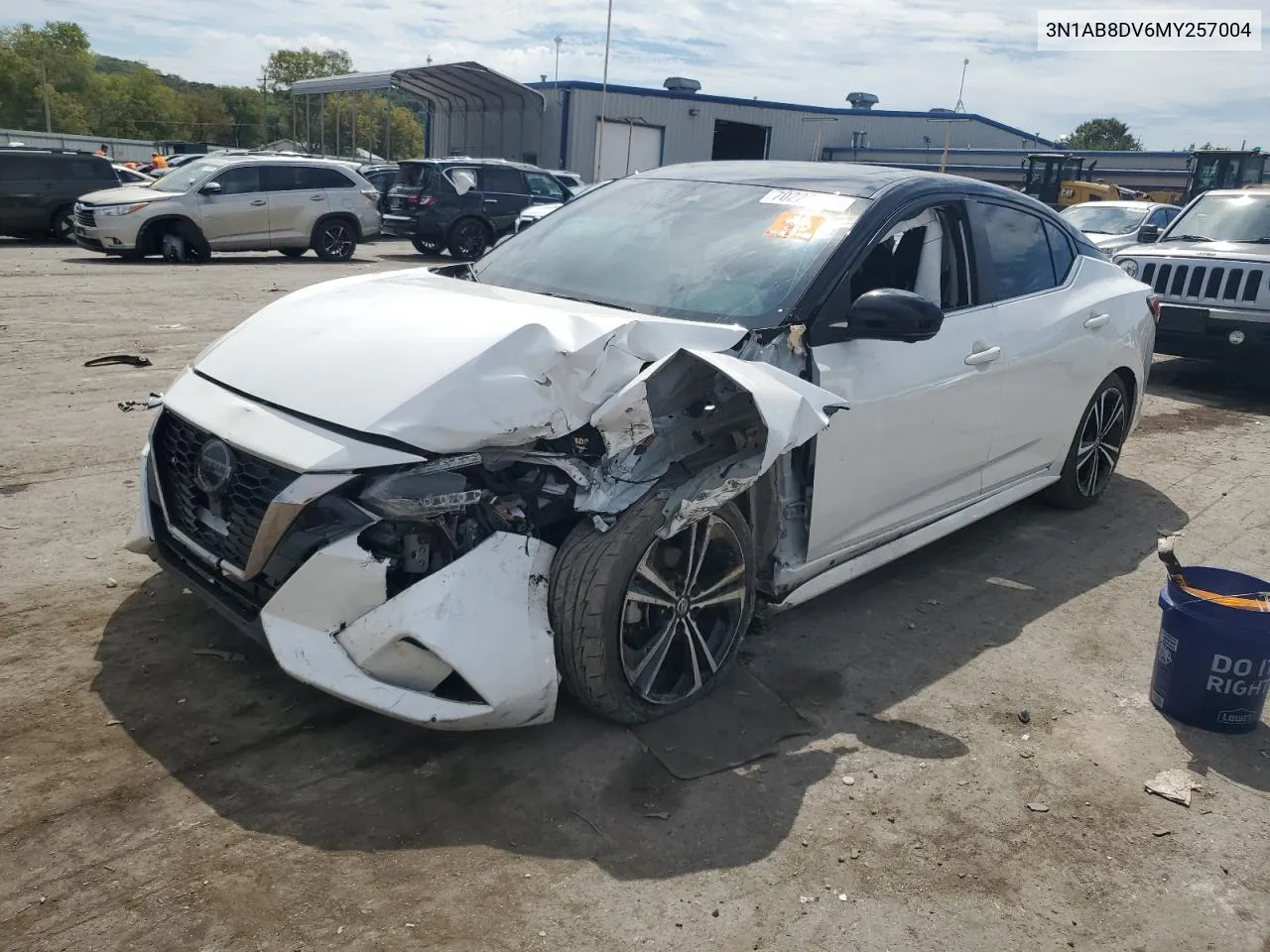 2021 Nissan Sentra Sr VIN: 3N1AB8DV6MY257004 Lot: 70227474