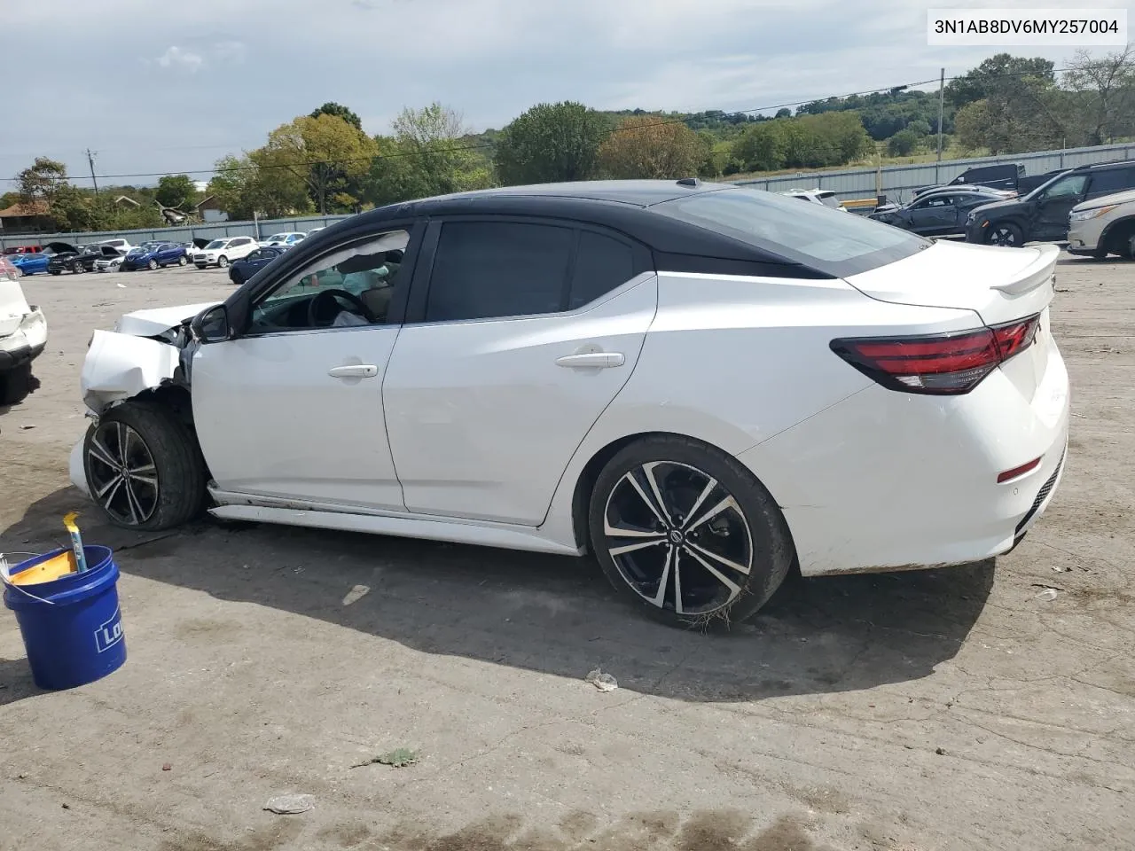 2021 Nissan Sentra Sr VIN: 3N1AB8DV6MY257004 Lot: 70227474