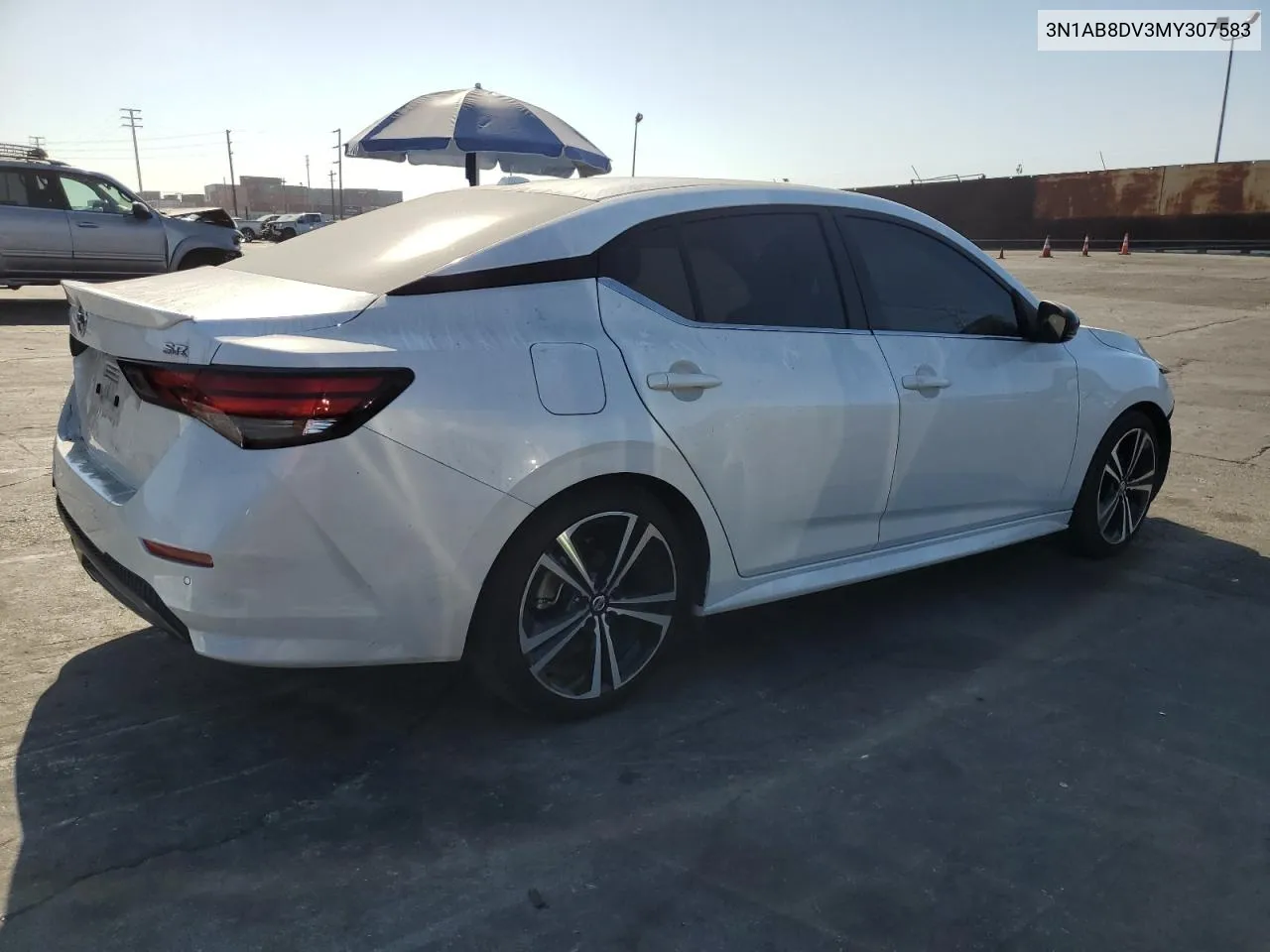 2021 Nissan Sentra Sr VIN: 3N1AB8DV3MY307583 Lot: 70228364