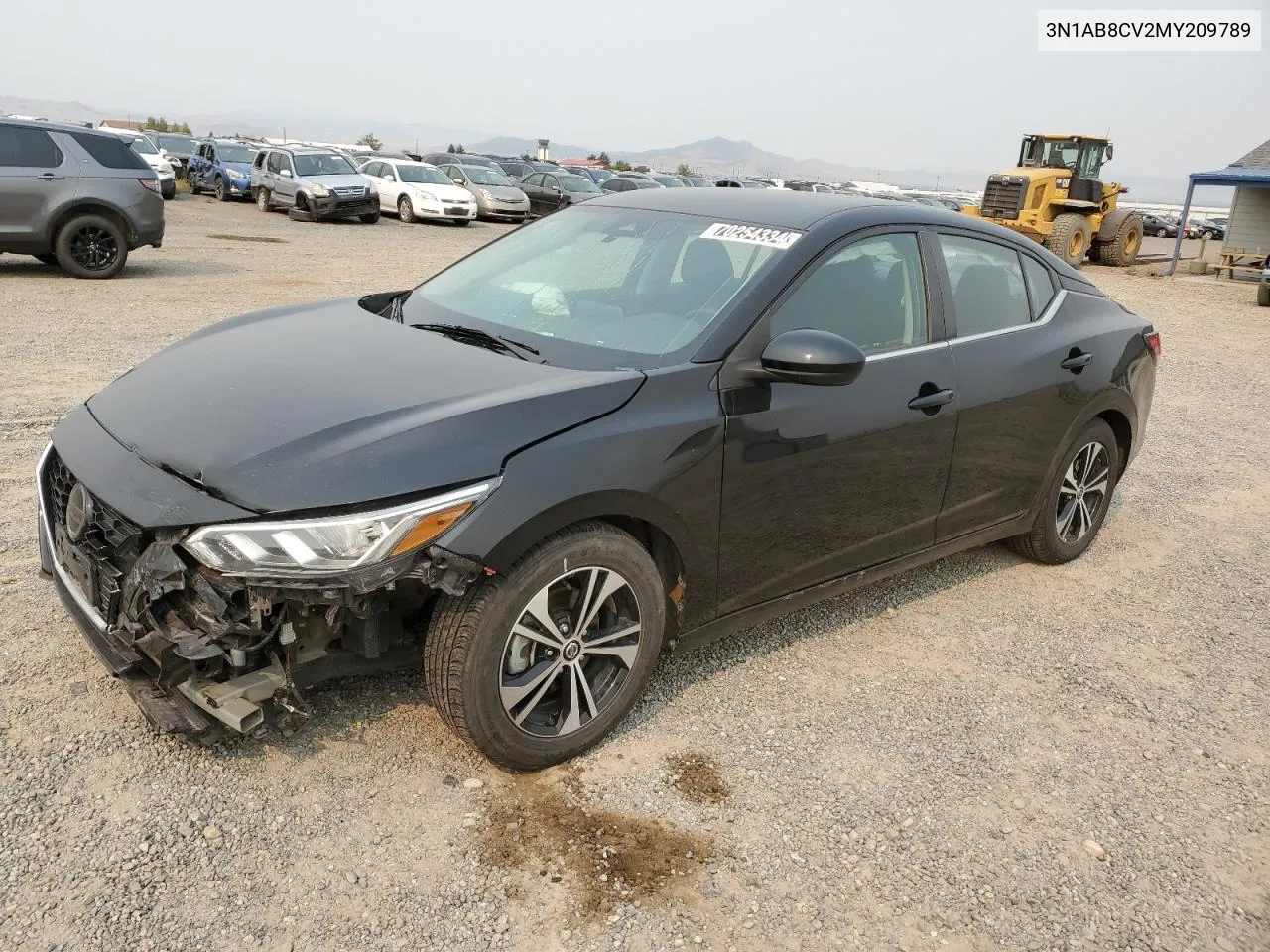 2021 Nissan Sentra Sv VIN: 3N1AB8CV2MY209789 Lot: 70254334