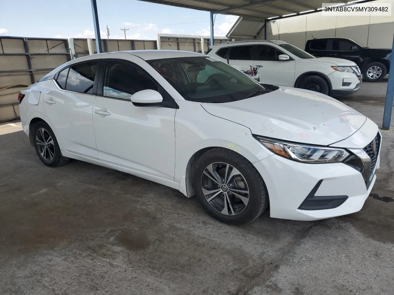 2021 Nissan Sentra Sv VIN: 3N1AB8CV5MY309482 Lot: 70265244