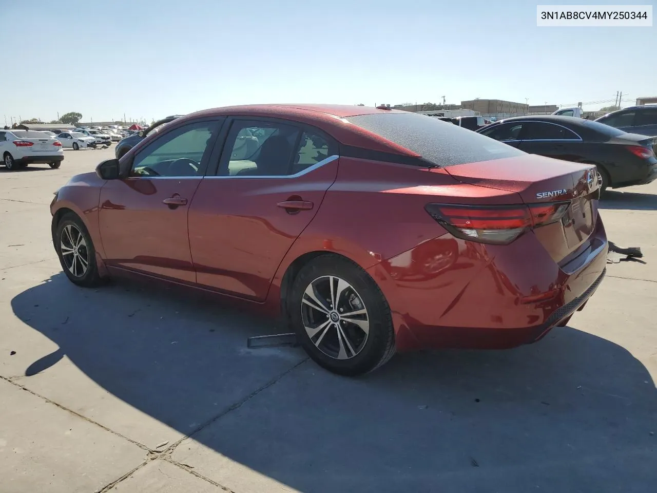 2021 Nissan Sentra Sv VIN: 3N1AB8CV4MY250344 Lot: 70272364