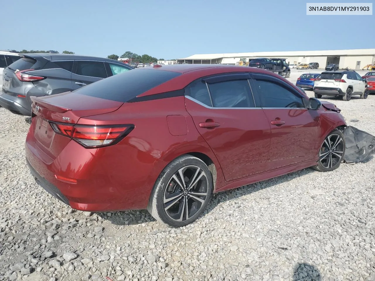 2021 Nissan Sentra Sr VIN: 3N1AB8DV1MY291903 Lot: 70651524