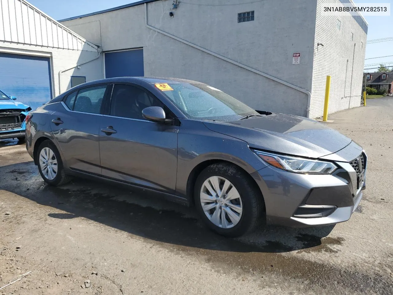 2021 Nissan Sentra S VIN: 3N1AB8BV5MY282513 Lot: 70658634