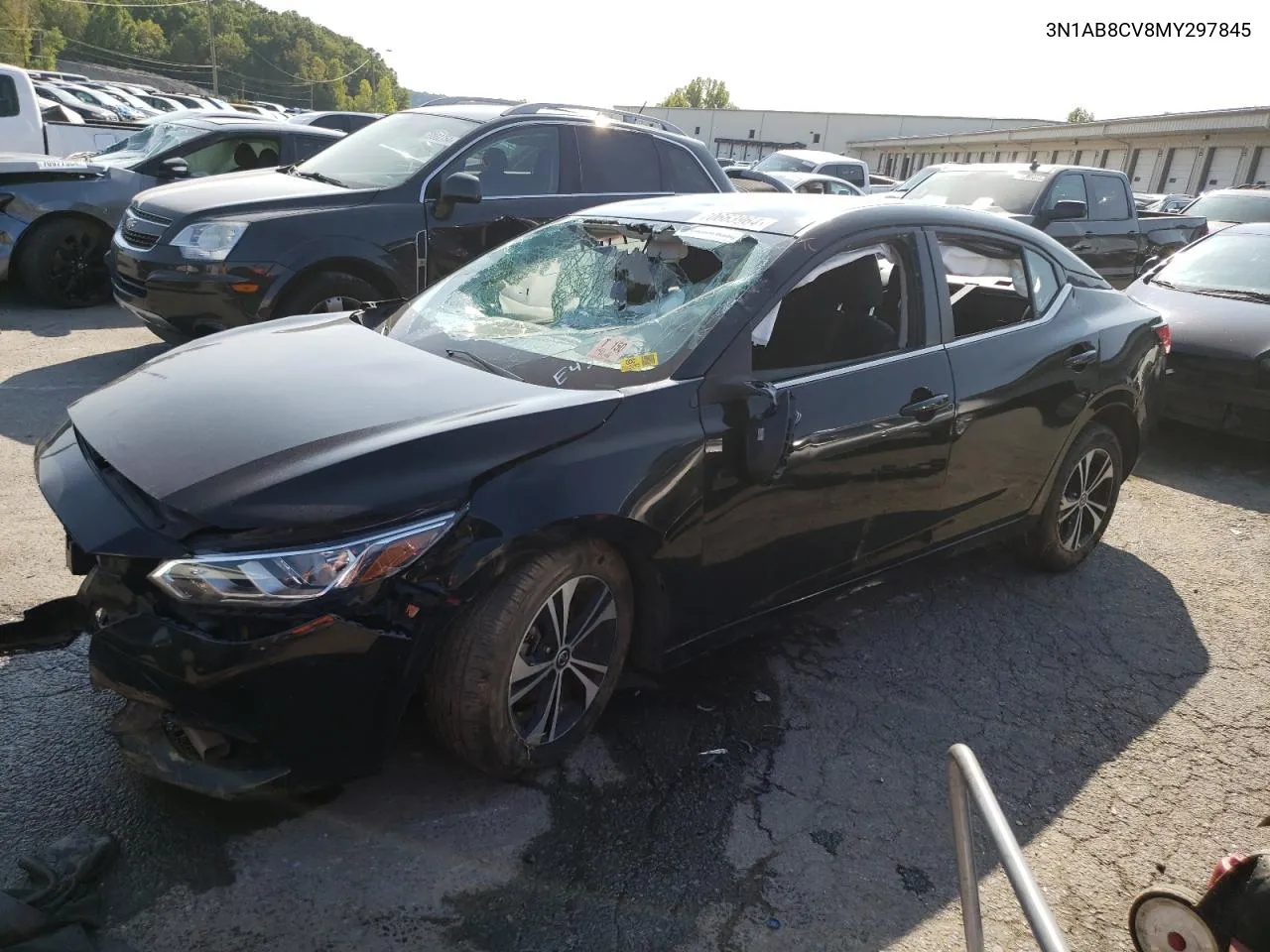 2021 Nissan Sentra Sv VIN: 3N1AB8CV8MY297845 Lot: 70663964