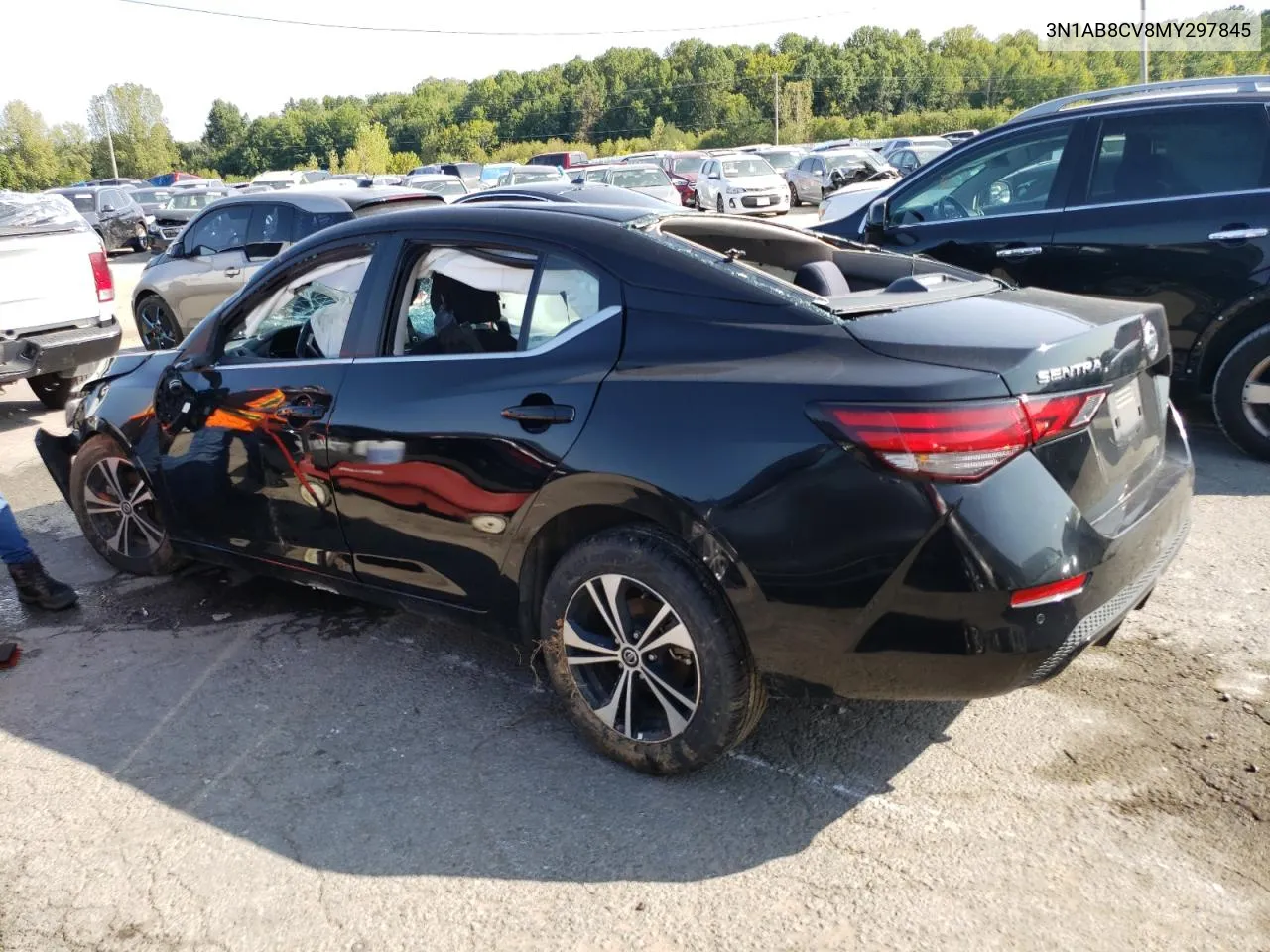 2021 Nissan Sentra Sv VIN: 3N1AB8CV8MY297845 Lot: 70663964