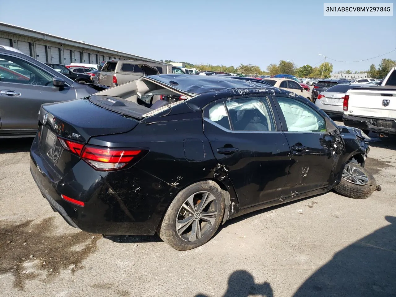 2021 Nissan Sentra Sv VIN: 3N1AB8CV8MY297845 Lot: 70663964