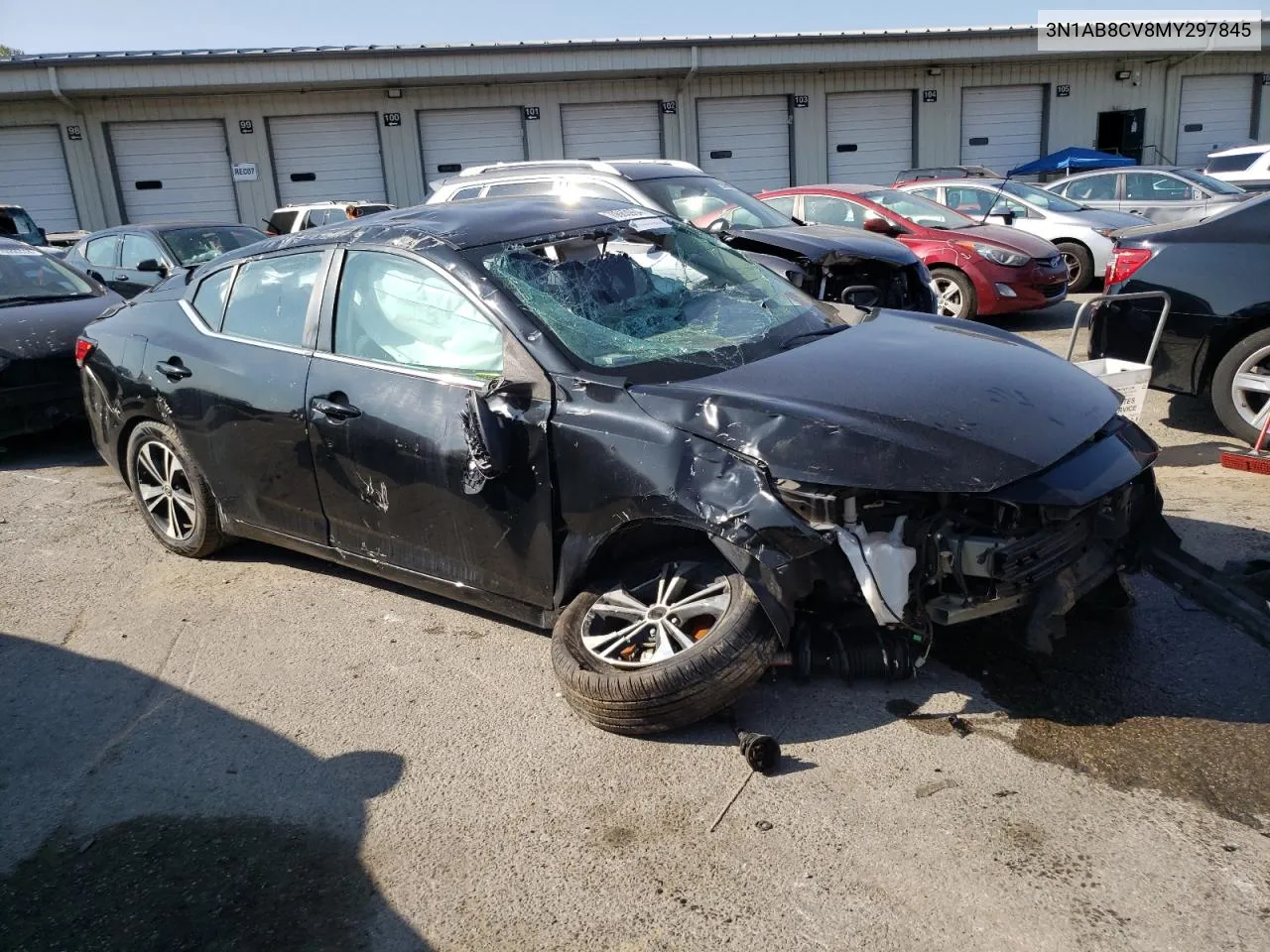 2021 Nissan Sentra Sv VIN: 3N1AB8CV8MY297845 Lot: 70663964