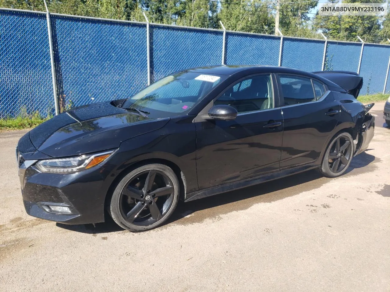 2021 Nissan Sentra Sr VIN: 3N1AB8DV9MY233196 Lot: 70817234