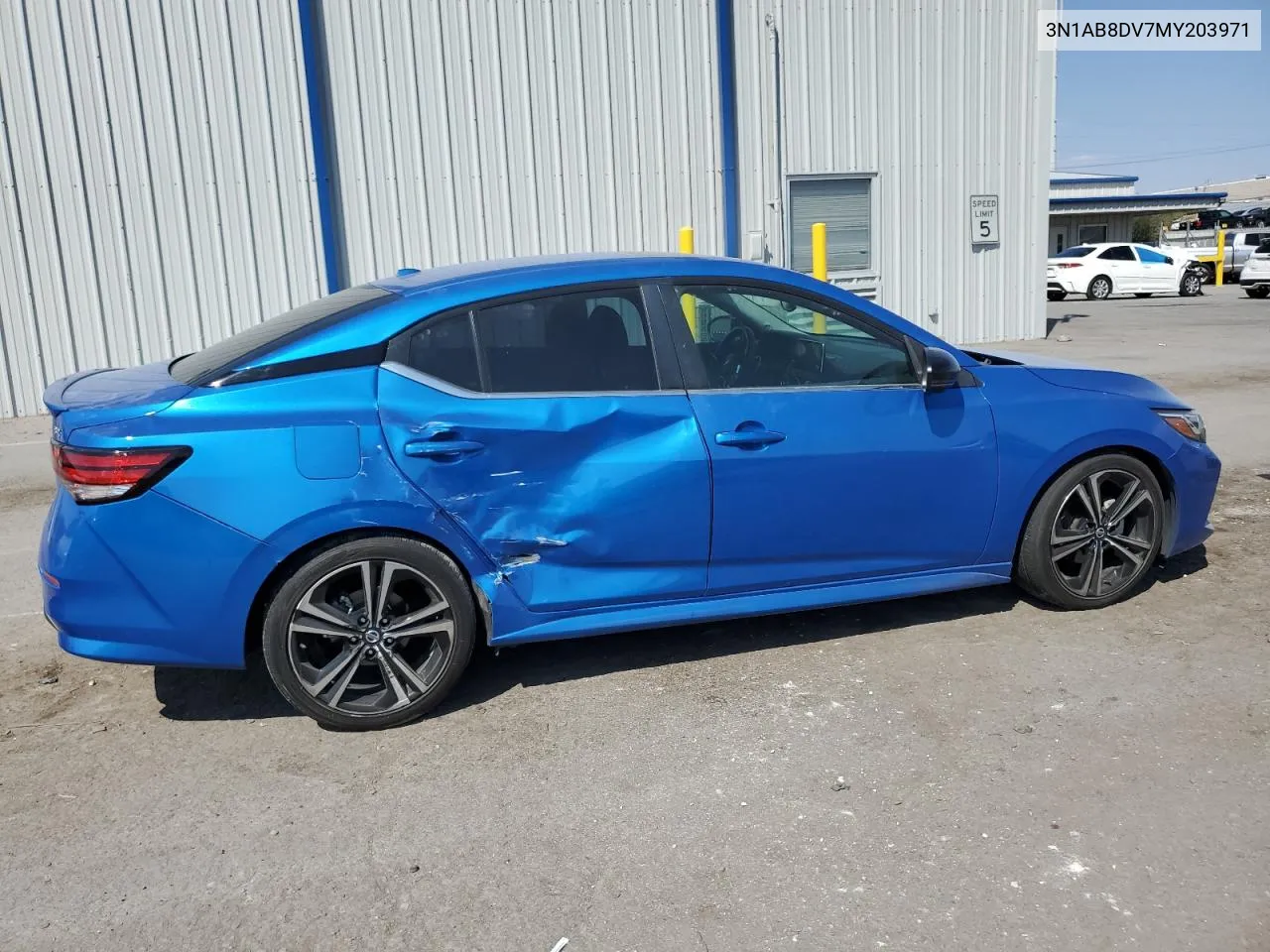 2021 Nissan Sentra Sr VIN: 3N1AB8DV7MY203971 Lot: 70846464