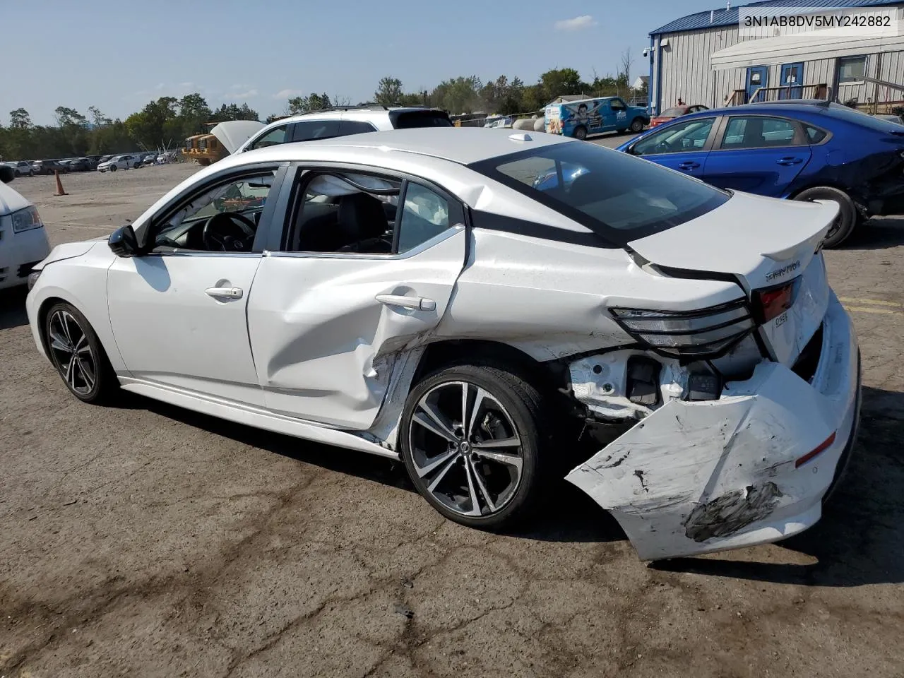 2021 Nissan Sentra Sr VIN: 3N1AB8DV5MY242882 Lot: 71015134