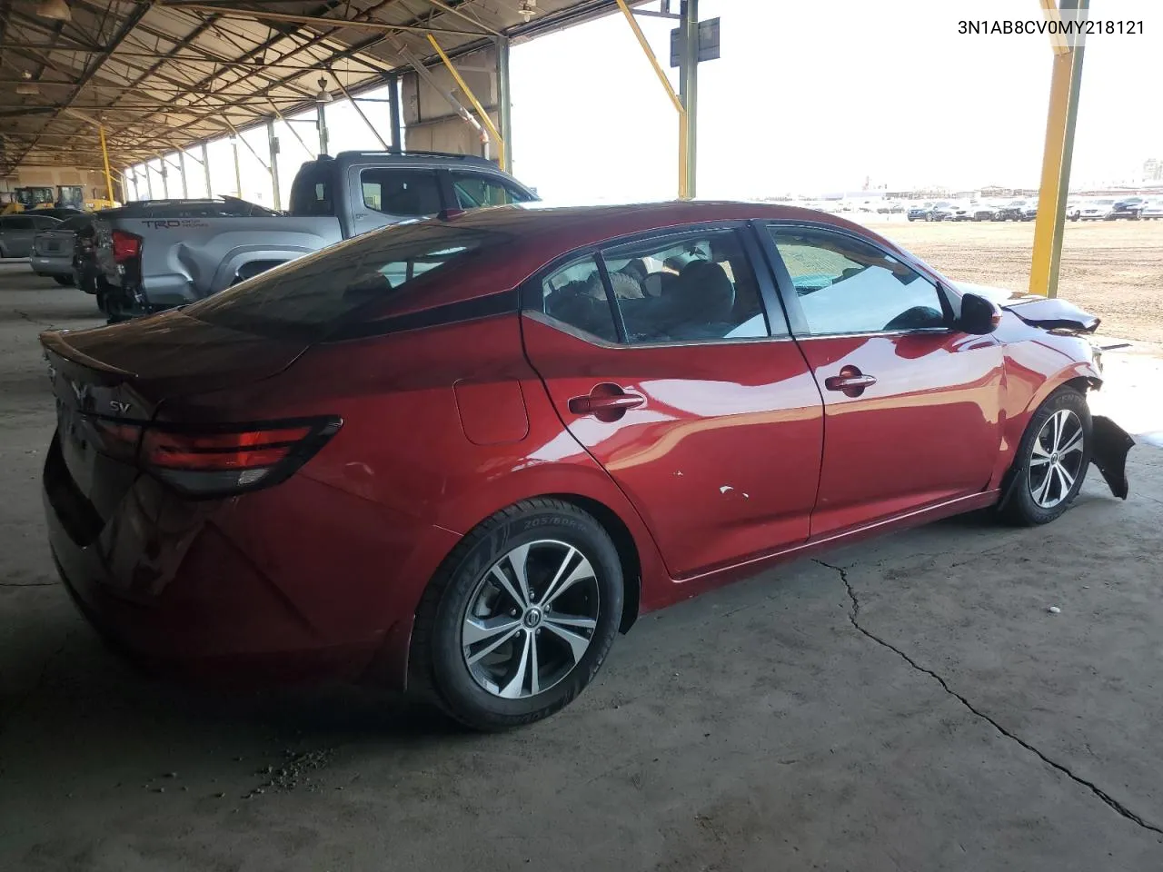 2021 Nissan Sentra Sv VIN: 3N1AB8CV0MY218121 Lot: 71230794